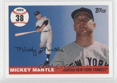 2006 Topps - Multi-Year Issue Mickey Mantle Home Run History #MHR38 - Mickey Mantle