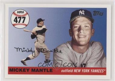2006 Topps - Multi-Year Issue Mickey Mantle Home Run History #MHR477 - Mickey Mantle