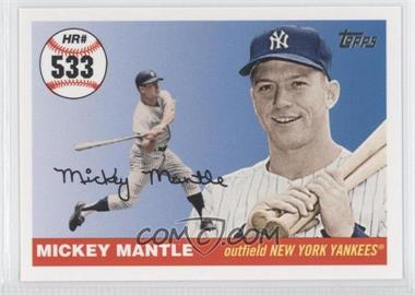 2006 Topps - Multi-Year Issue Mickey Mantle Home Run History #MHR533 - Mickey Mantle