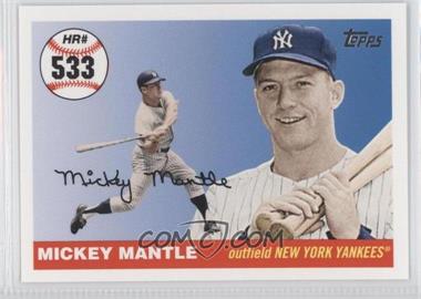 2006 Topps - Multi-Year Issue Mickey Mantle Home Run History #MHR533 - Mickey Mantle