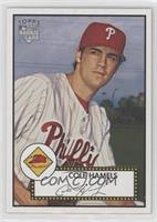 Cole Hamels (Vintage Phillies Logo)