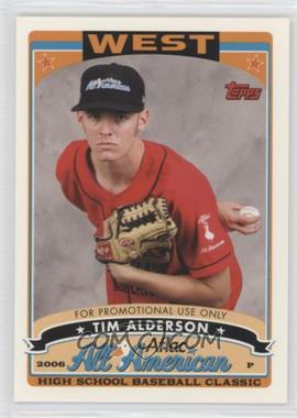 2006 Topps Aflac - Promotional #AFLAC-TA - Tim Alderson