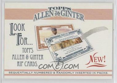2006 Topps Allen & Ginter's - Ad Cards #RICA - Rip Cards
