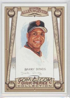 2006 Topps Allen & Ginter's - The Dick Perez Collection #25 - Barry Bonds