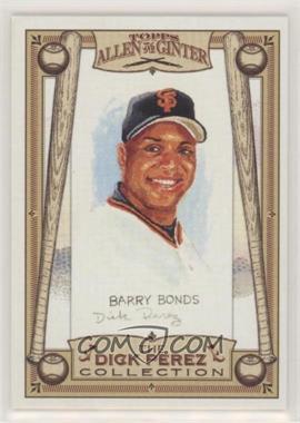 2006 Topps Allen & Ginter's - The Dick Perez Collection #25 - Barry Bonds