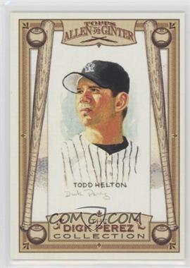 2006 Topps Allen & Ginter's - The Dick Perez Collection #9 - Todd Helton