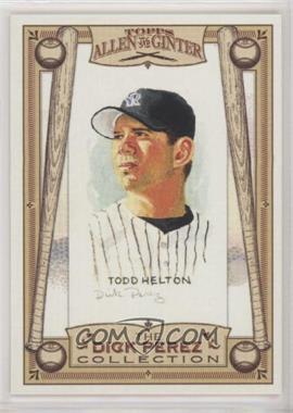 2006 Topps Allen & Ginter's - The Dick Perez Collection #9 - Todd Helton