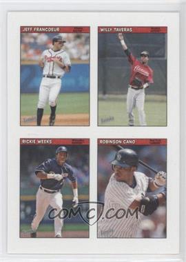 2006 Topps Bazooka - 4 on 1 Stickers #33 - Jeff Francoeur, Willy Taveras, Rickie Weeks, Robinson Cano