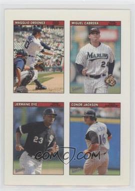 2006 Topps Bazooka - 4 on 1 Stickers #48 - Magglio Ordonez, Jermaine Dye, Conor Jackson, Miguel Cabrera