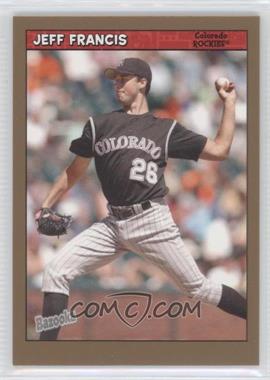 2006 Topps Bazooka - [Base] - Gold Chunks #126 - Jeff Francis