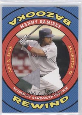 2006 Topps Bazooka - Rewind #BR-MR - Manny Ramirez