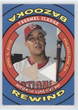 2006 Topps Bazooka - Rewind #BR-TS - Terrmel Sledge