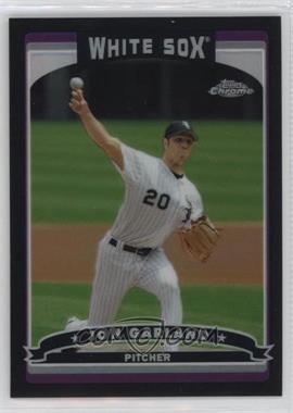 2006 Topps Chrome - [Base] - Black Refractor #15 - Jon Garland /549