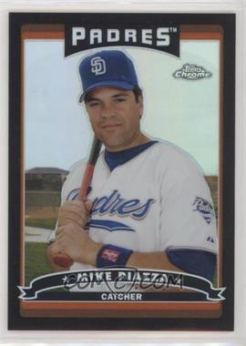2006 Topps Chrome - [Base] - Black Refractor #86 - Mike Piazza /549