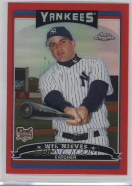 2006 Topps Chrome - [Base] - Red Refractor #325 - Wil Nieves /90