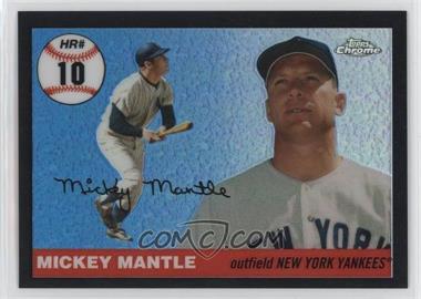 2006 Topps Chrome - Mickey Mantle Home Run History - Black Refractor #MHRC10 - Mickey Mantle /200