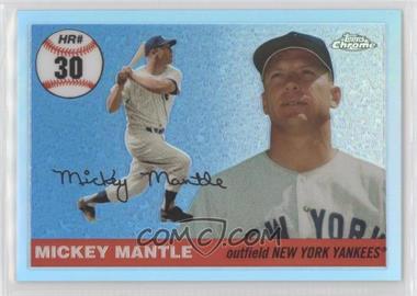 2006 Topps Chrome - Mickey Mantle Home Run History - Blue Refractor #MHRC30 - Mickey Mantle /100