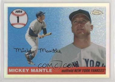 2006 Topps Chrome - Mickey Mantle Home Run History - Refractor #MHRC1 - Mickey Mantle /500