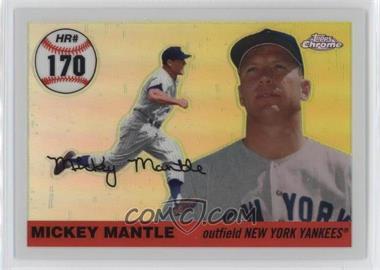 2006 Topps Chrome - Mickey Mantle Home Run History - White Refractor #MHRR170 - Mickey Mantle /200