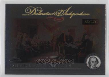 2006 Topps Chrome - Signers of the Declaration of Independence #SDC-CC - Charles Carroll