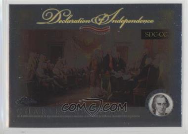 2006 Topps Chrome - Signers of the Declaration of Independence #SDC-CC - Charles Carroll