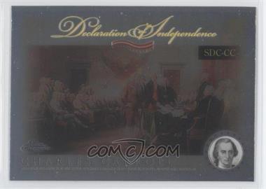 2006 Topps Chrome - Signers of the Declaration of Independence #SDC-CC - Charles Carroll