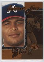 Andruw Jones, Jeff Francoeur #/150