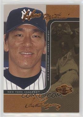 2006 Topps Co-Signers - Changing Faces - Gold #55-A - Hideki Matsui, Alex Rodriguez /115