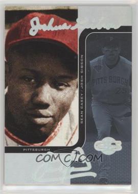 2006 Topps Co-Signers - Changing Faces - HyperSilver Blue #44-C - Josh Gibson, Sean Casey /10