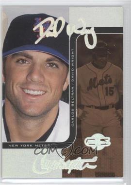 2006 Topps Co-Signers - Changing Faces - HyperSilver Bronze #14-B - David Wright, Carlos Beltran /75