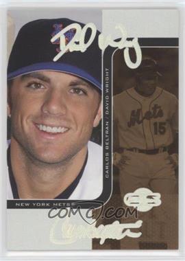 2006 Topps Co-Signers - Changing Faces - HyperSilver Bronze #14-B - David Wright, Carlos Beltran /75