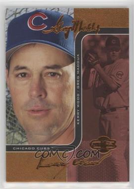 2006 Topps Co-Signers - Changing Faces - Red #30-A - Greg Maddux, Kerry Wood /150