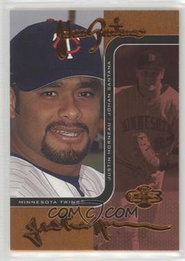 2006 Topps Co-Signers - Changing Faces - Red #40-C - Johan Santana, Justin Morneau /150