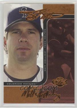 2006 Topps Co-Signers - Changing Faces - Red #49-C - Todd Helton, Matt Holliday /150