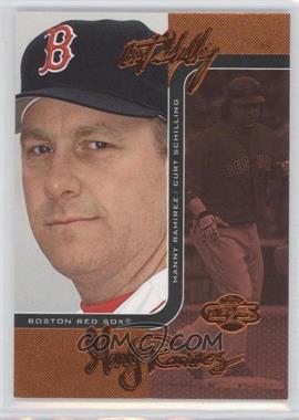 2006 Topps Co-Signers - Changing Faces - Red #6-C - Curt Schilling, Manny Ramirez /150