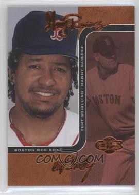 2006 Topps Co-Signers - Changing Faces - Red #73-B - Manny Ramirez, Curt Schilling /150