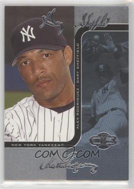 2006 Topps Co-Signers - Changing Faces - Silver Blue #11-A - Gary Sheffield, Alex Rodriguez /75