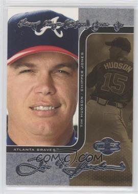 2006 Topps Co-Signers - Changing Faces - Silver Gold #59-B - Chipper Jones, Tim Hudson /50