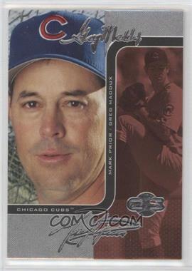 2006 Topps Co-Signers - Changing Faces - Silver Red #30-B - Greg Maddux, Mark Prior /100