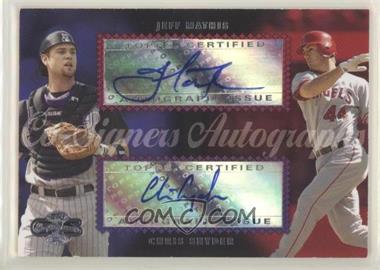 2006 Topps Co-Signers - Dual Autographs #CS-23 - Jeff Mathis, Chris Snyder [EX to NM]