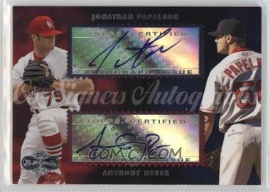 2006 Topps Co-Signers - Dual Autographs #CS-52 - Jonathan Papelbon, Anthony Reyes