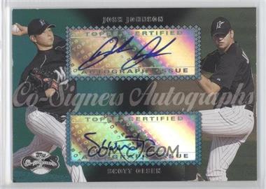 2006 Topps Co-Signers - Dual Autographs #CS-57 - Josh Johnson, Scott Olsen