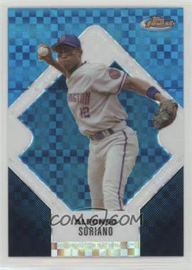 2006 Topps Finest - [Base] - Blue X-Fractor #130 - Alfonso Soriano /150