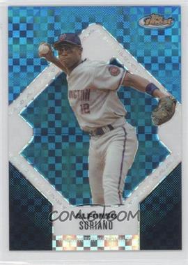 2006 Topps Finest - [Base] - Blue X-Fractor #130 - Alfonso Soriano /150