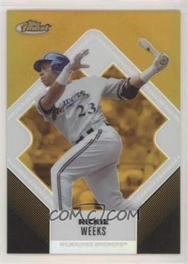 2006 Topps Finest - [Base] - Gold Refractor #22 - Rickie Weeks /49