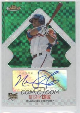 2006 Topps Finest - [Base] - Green X-Fractor #153 - Rookie Autograph - Nelson Cruz /50