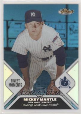 2006 Topps Finest - Mickey Mantle Finest Moments - Blue Refractor #MMFM5 - Mickey Mantle /299