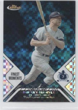 2006 Topps Finest - Mickey Mantle Finest Moments - Blue X-Fractor #MMFM8 - Mickey Mantle /150