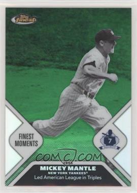 2006 Topps Finest - Mickey Mantle Finest Moments - Green Refractor #MMFM18 - Mickey Mantle /199