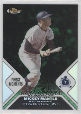 2006 Topps Finest - Mickey Mantle Finest Moments - Green Refractor #MMFM20 - Mickey Mantle /199